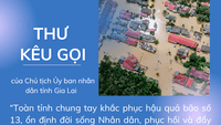 Thư kêu gọi của Chủ tịch UBND tỉnh Gia Lai về khắc phục hậu quả bão số 13, ổn định đời sống Nhân dân, phục hồi và phát triển KT-XH năm 2025.